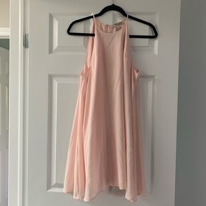 F21 - A line light pick dress - S